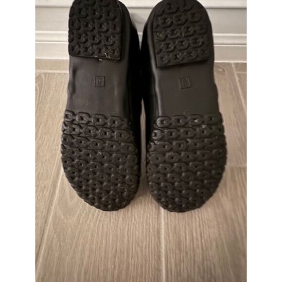 NWOT Polo Ralph Lauren Ewan Leather/Rubber Duck Boots, Black, size 5 - Picture 4 of 4